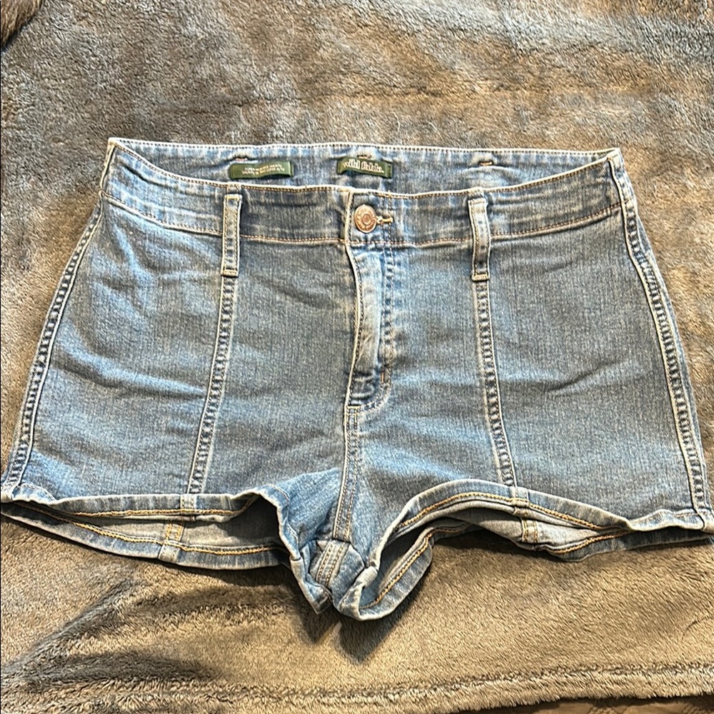 Wild Fable super high rise jean shorts size 8